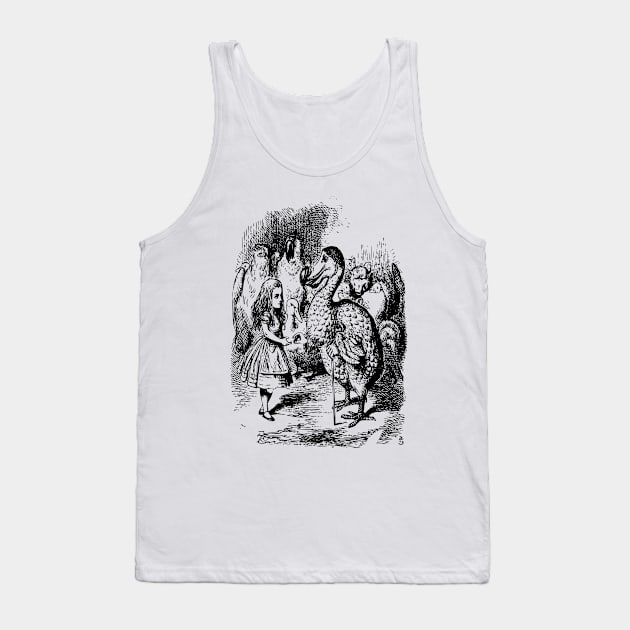 Alice in Wonderland | Dodo Presenting Thimble to Alice | Vintage Alice | Tank Top by Eclectic At Heart